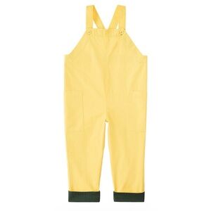 The Sunday Collective Fisherman Overalls Samoan Sun Yellow Cropped New Roll Cuff